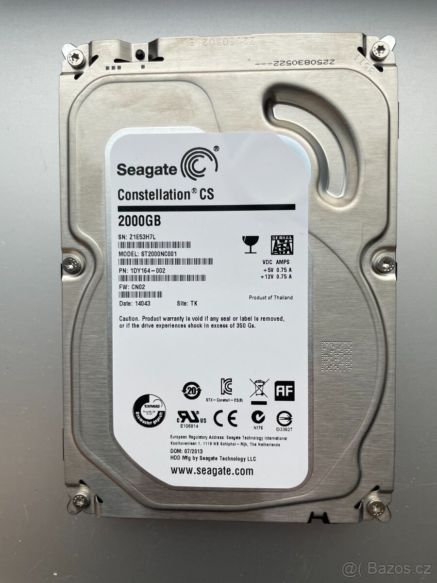 Pevný disk HDD 3.5" SATA - 2000 GB