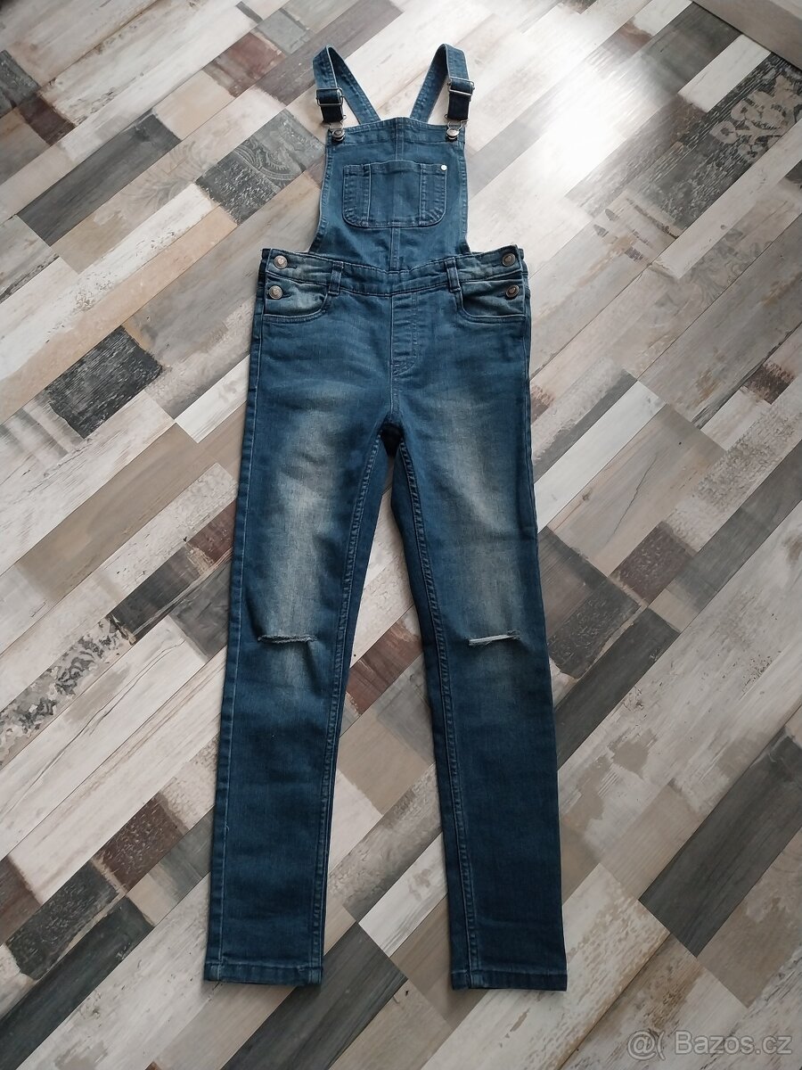 Dívčí džíny 140 lacláče