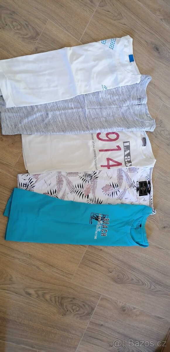 2 trička a 3 tílka vel. S