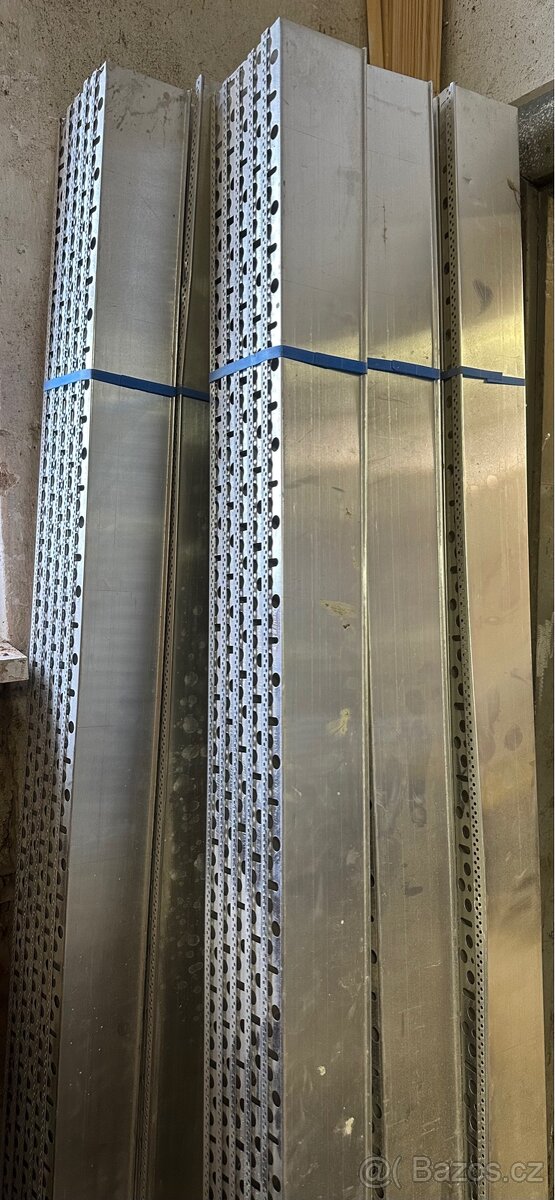 Zakládací hliníkové lišty na polystyren 100 mm