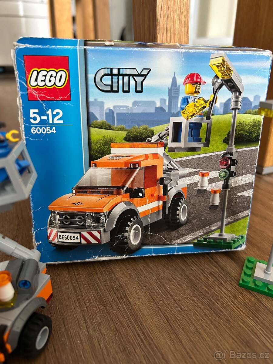 LEGO City 60054 KOMPLETNÍ - Opravářský vůz s plošinou