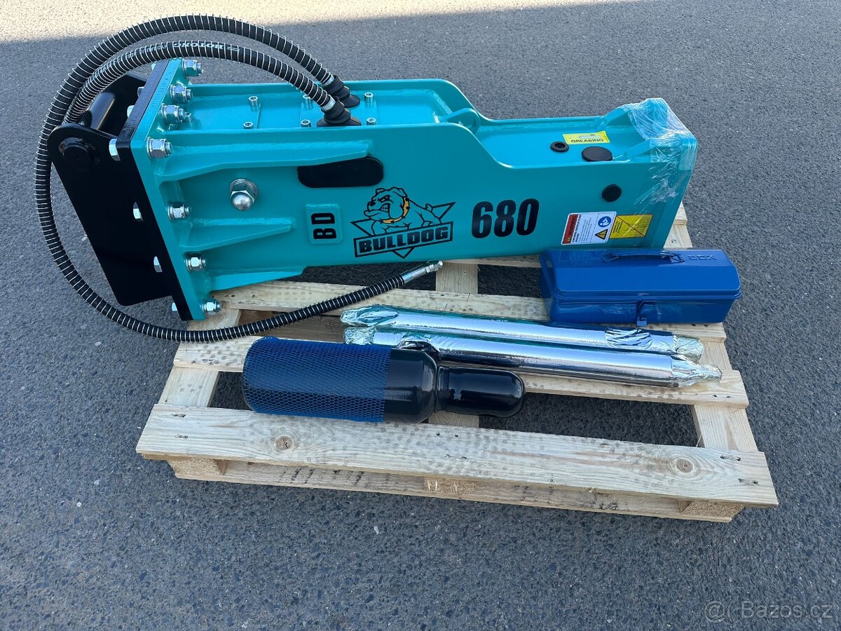 Hydraulické bourací kladivo s MS03 adaptérem - B680 4-7t