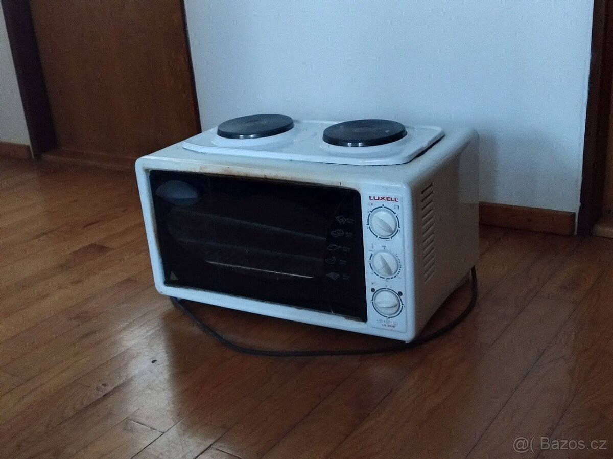 Multifunkční trouba Luxell se dvěma plotýnkama