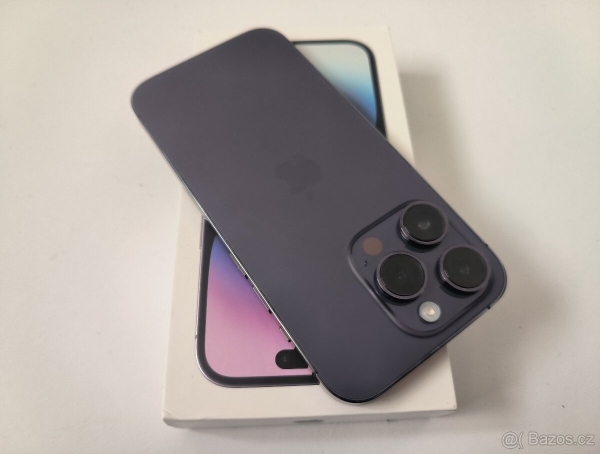 apple iphone 14 PRO 128gb Purple / Batéria 100%