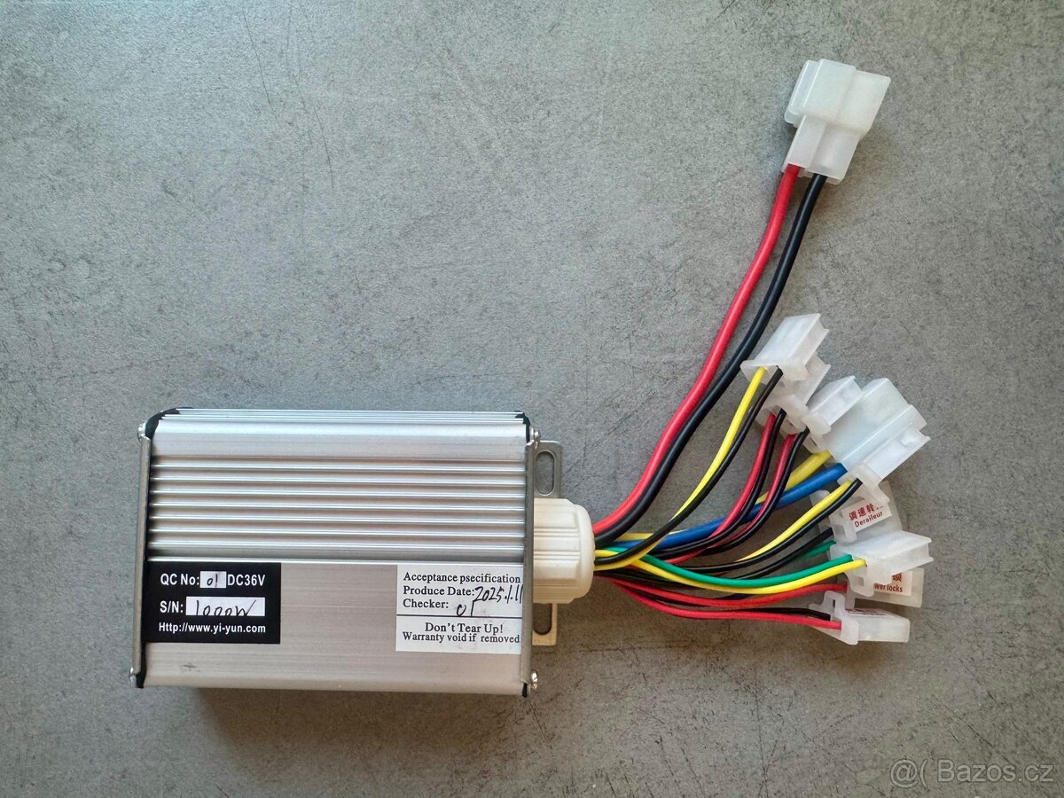 Řídicí jednotka/Kontrolér elektrická čtyřkolka/motorka/kolo