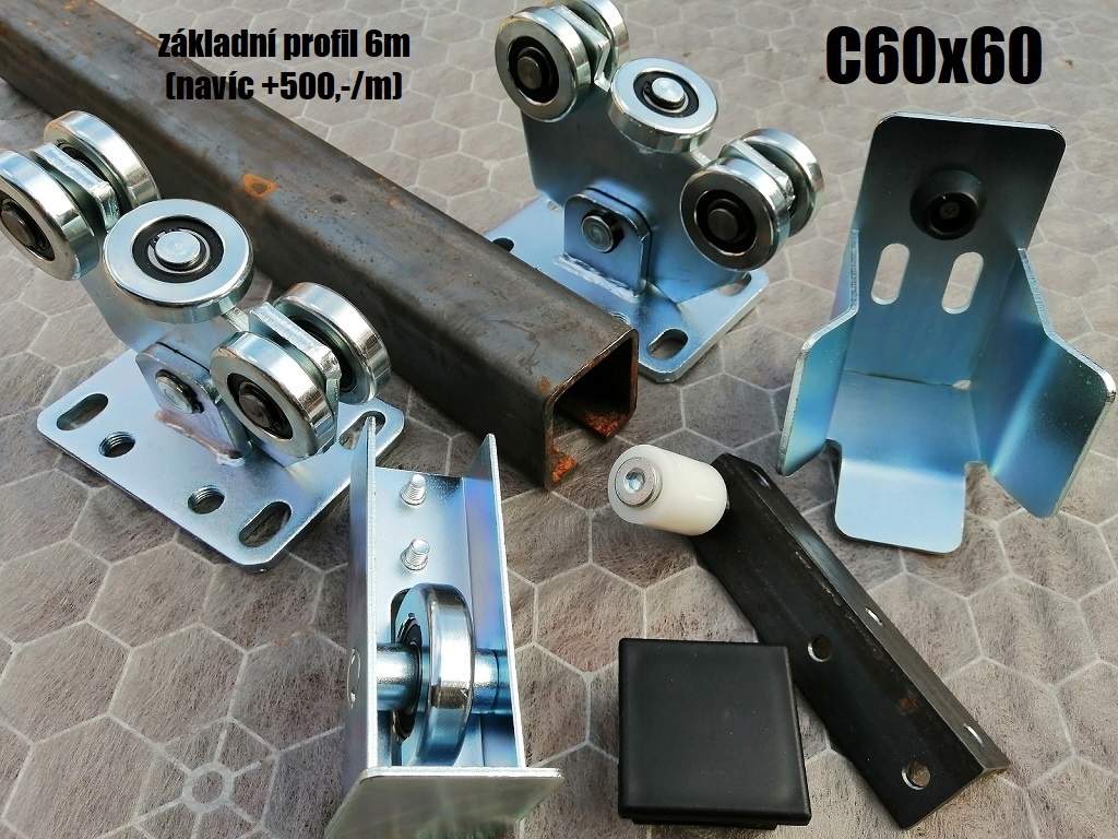Sada kování C60 samonosná posuvná brána