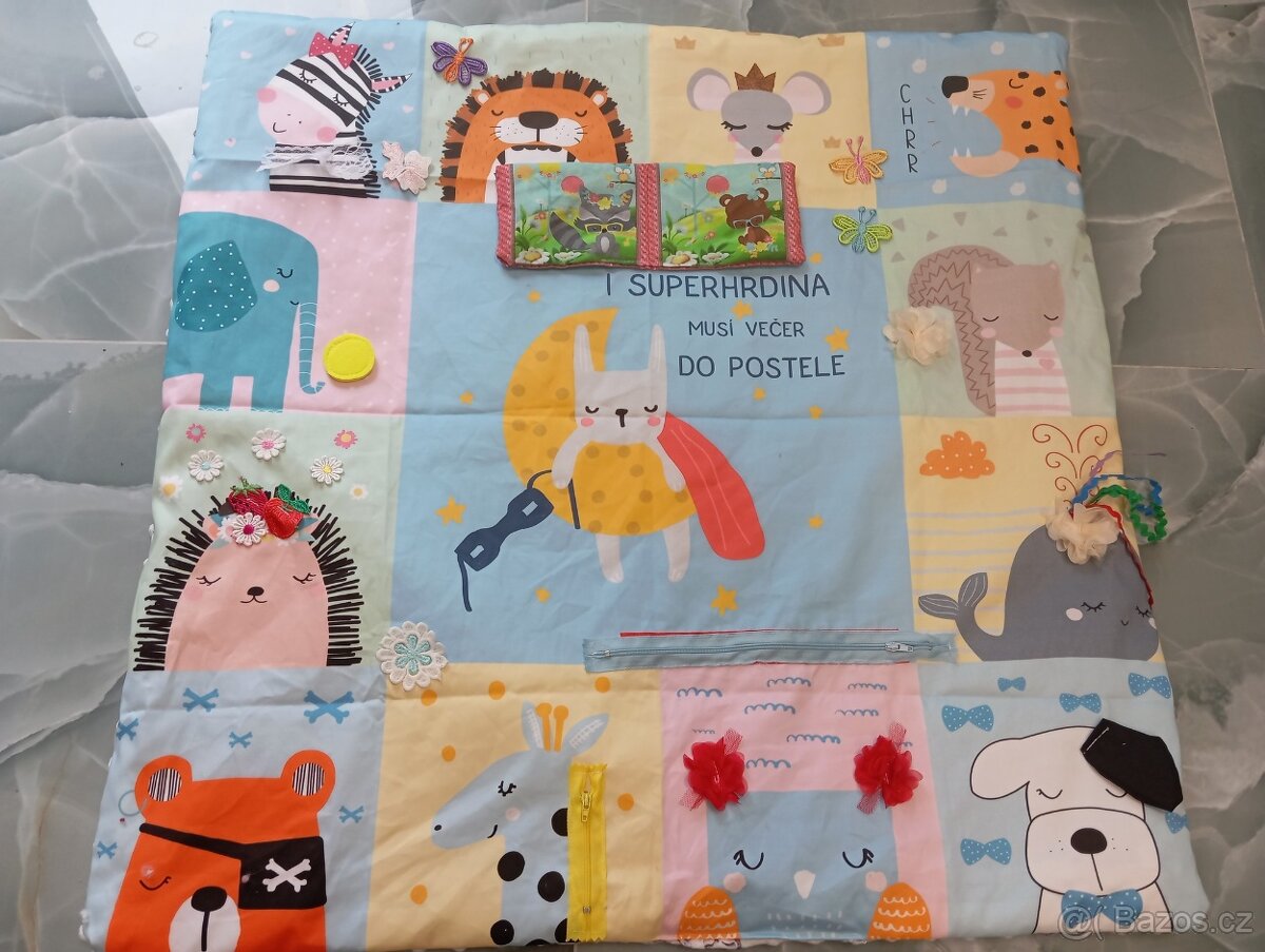 hrací deka se zvířátky