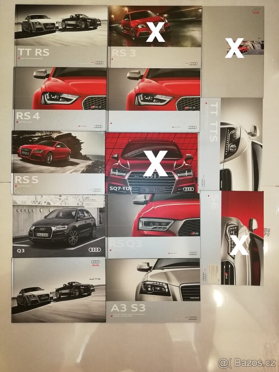 Raritní originální katalogy Audi
