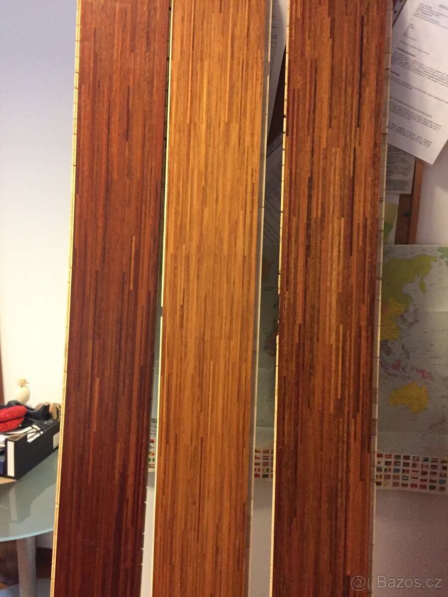 Dřevěná podlha Doussie rošáda, 37m2