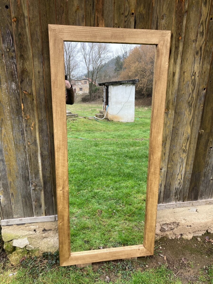 Rustikální zrcadlo XL