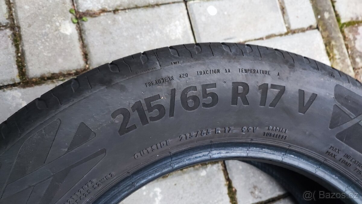 Letní pneumatiky 215/65/17 99V Continental