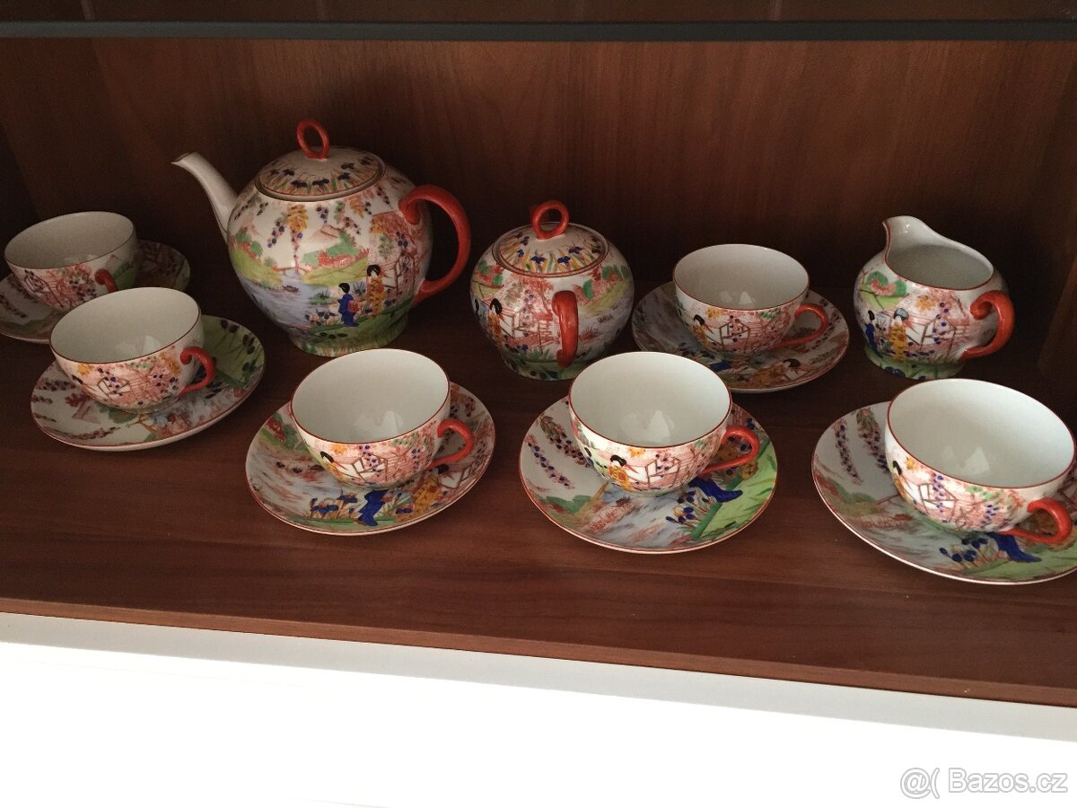 Starožitný porcelánový servis Victoria