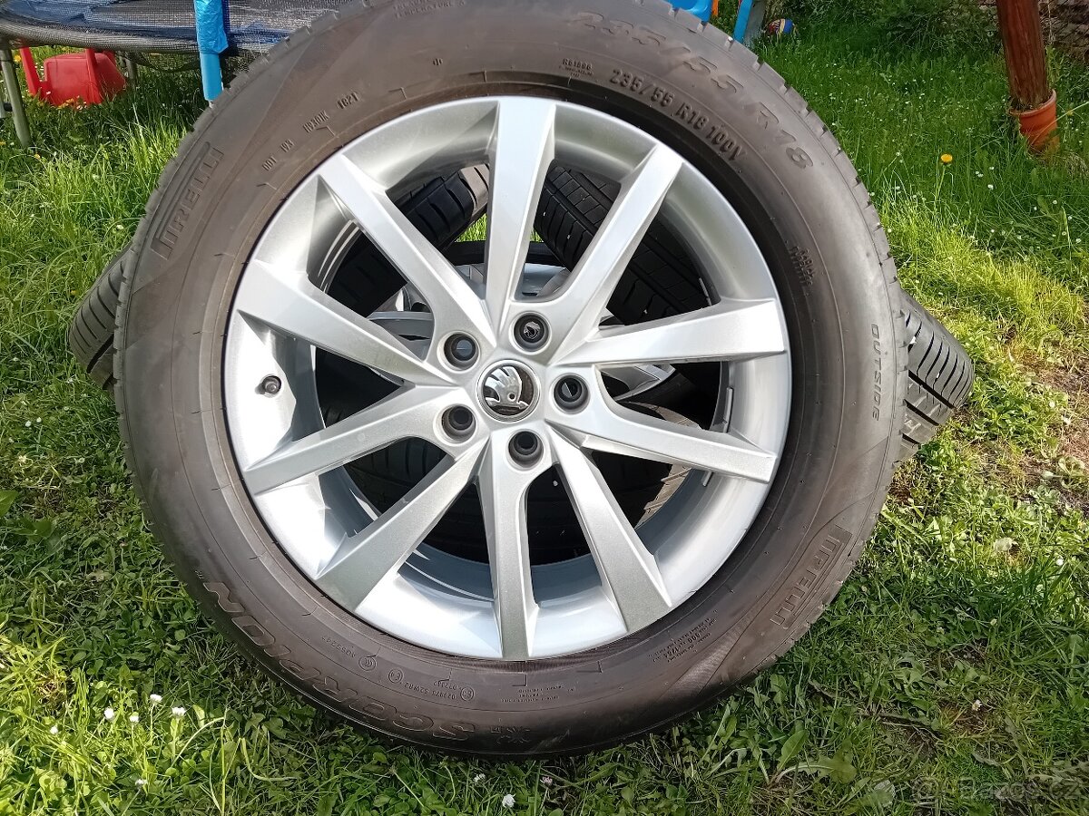 Alu Škoda Kodiaq 5x112R18 - 235/55