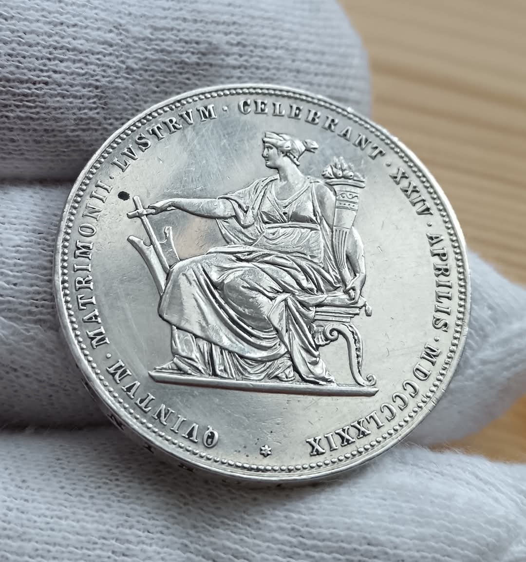 Stříbrný 2 Zlatník 1879 - Stříbrná svatba Františka Josefa I