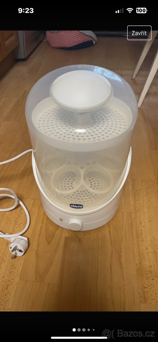 Parní sterilizator na 6 lahvi