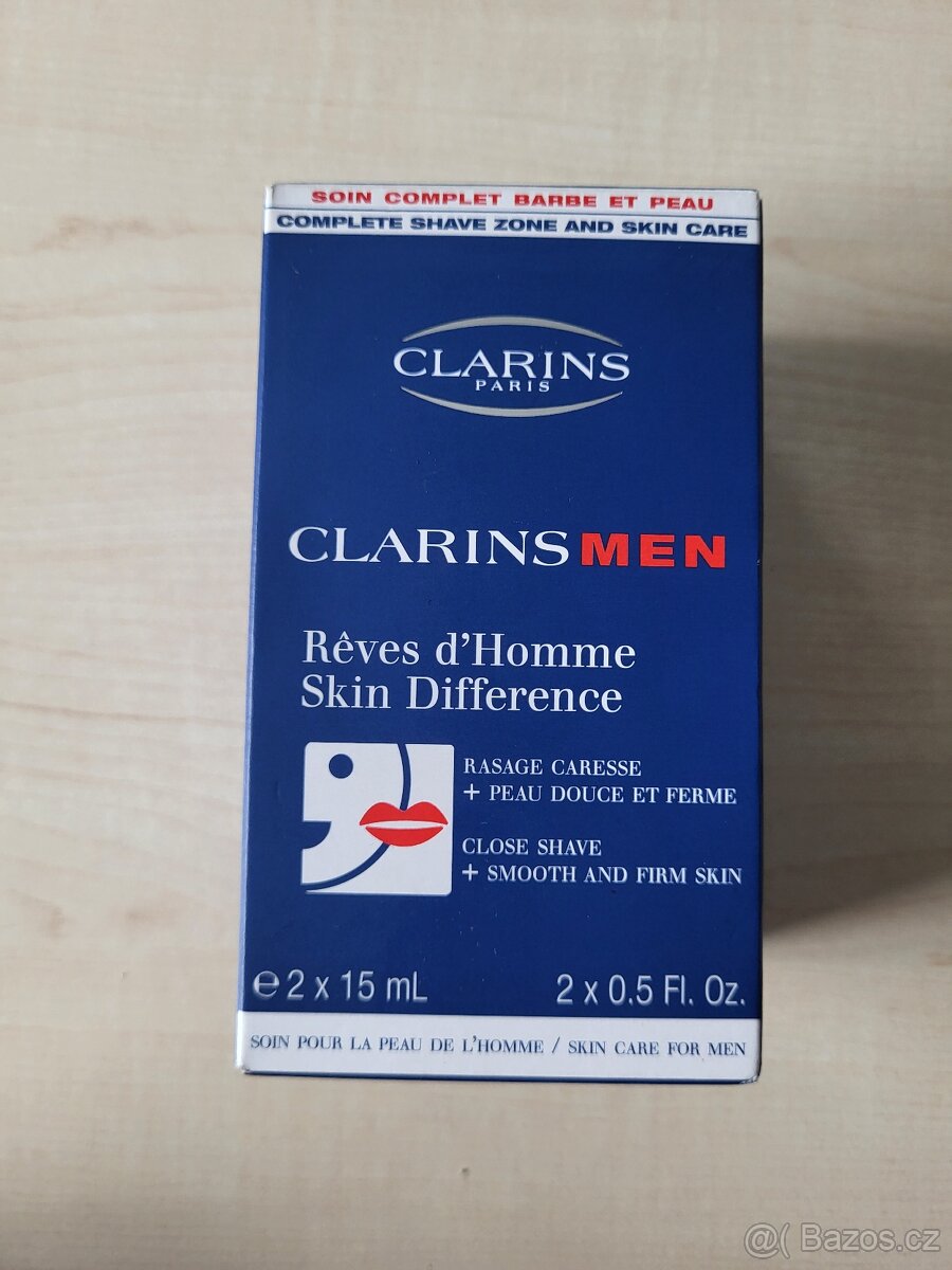 CLARINS MEN - PÉČE O VOUSY A POKOŽKU