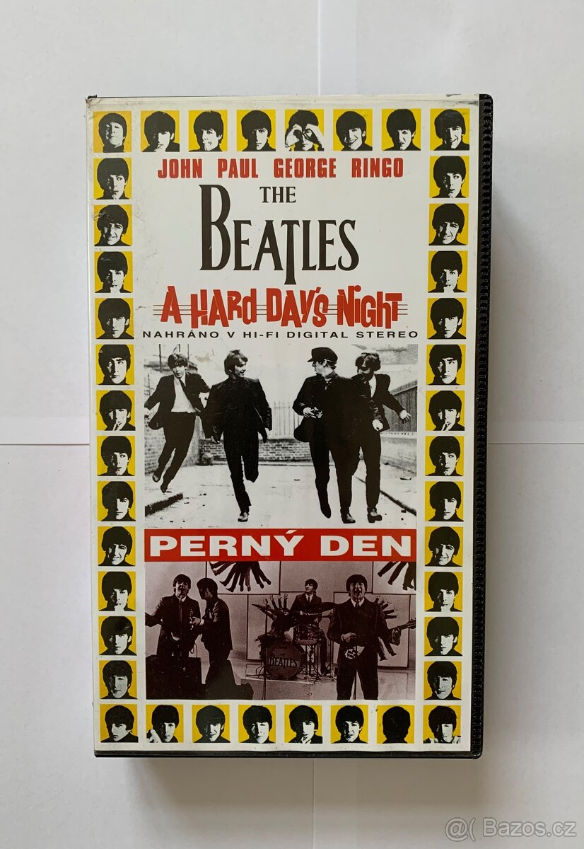 PRODÁM VHS KAZETU - THE BEATLES - A HARD DAY’S NIGHT