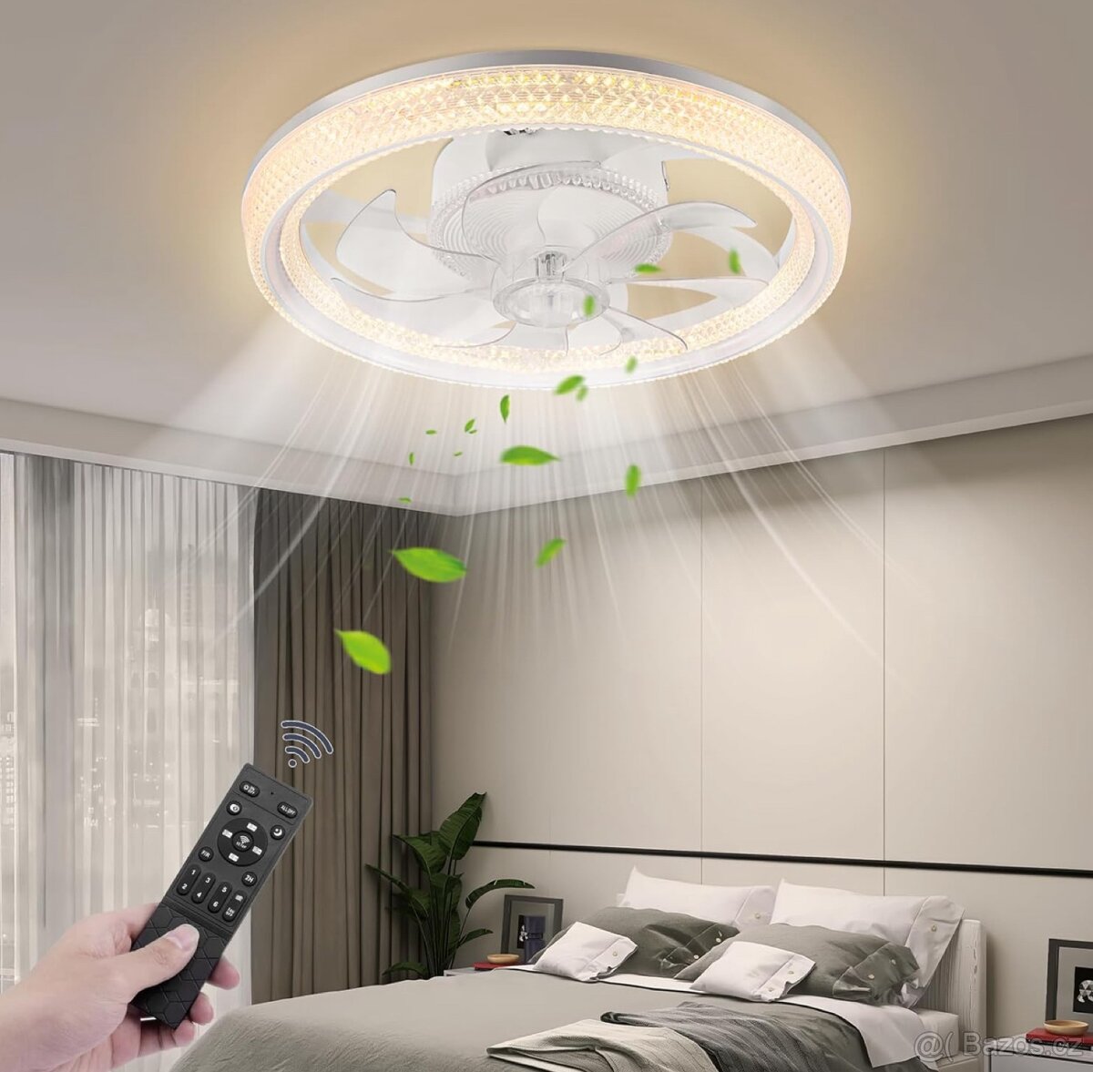 Stropní ventilátor s osvětlením