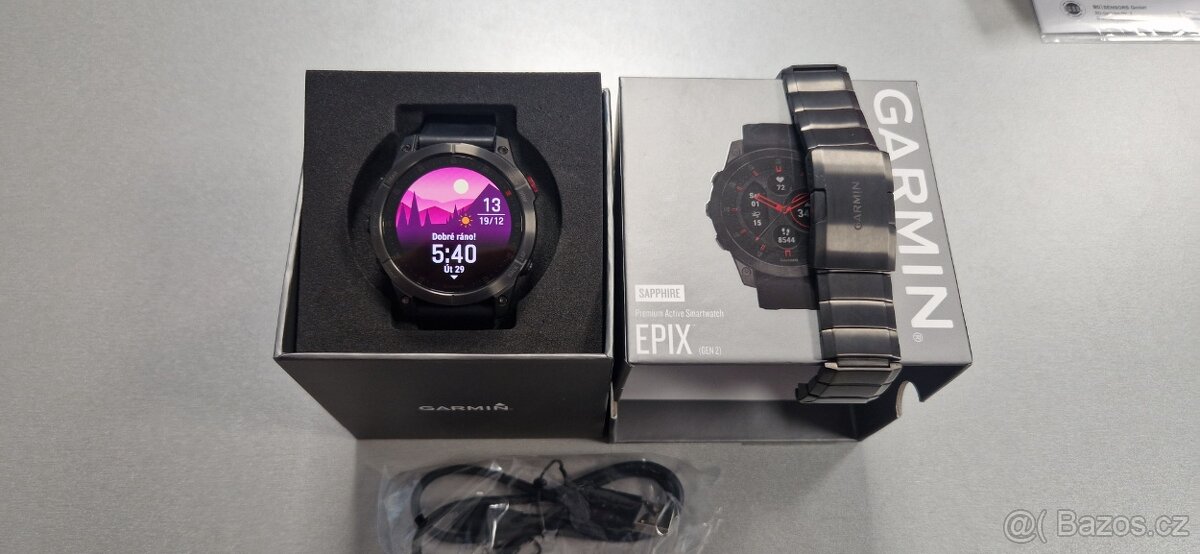 Garmin Epix Gen2 Sapphire black titanium
