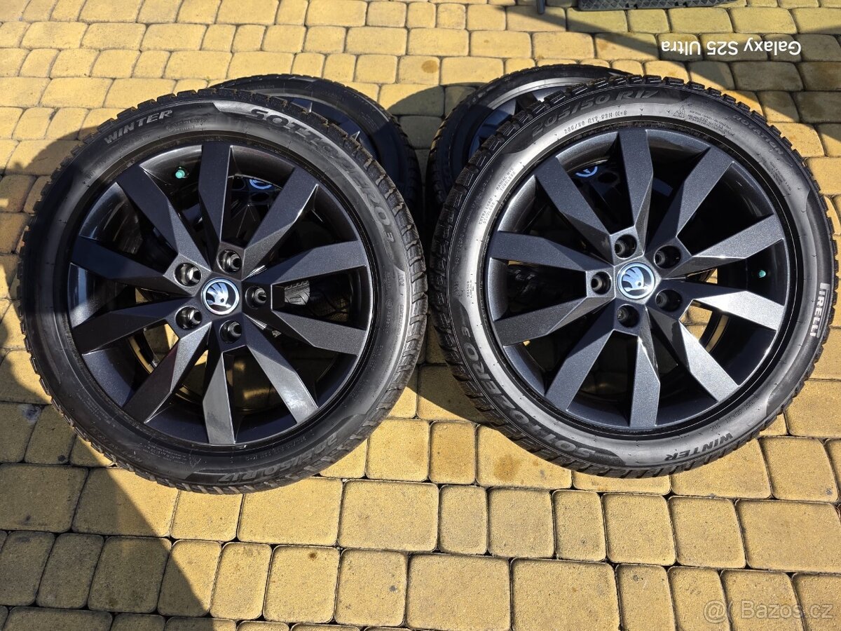 Alu kola zimní sada 5x112 17" Škoda Octavia 3