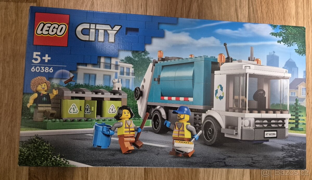 LEGO 60386 Popelářský vůz