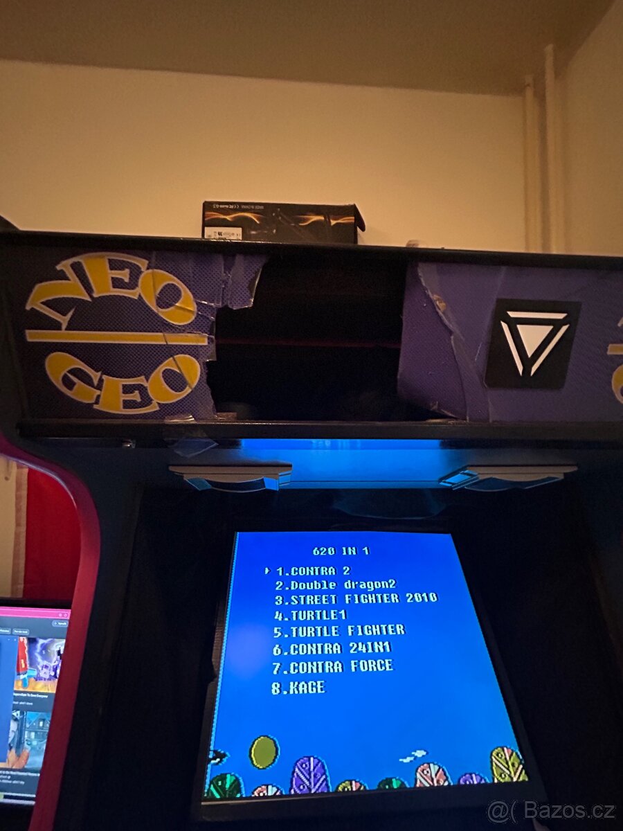 🎮 Retro herní automat NEO GEO – 620 her, plně funkční