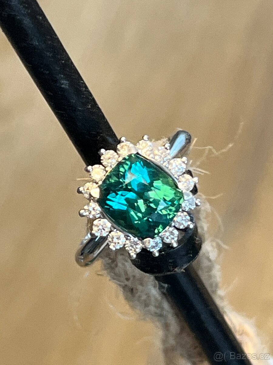 Zlatý prsten korbička 585