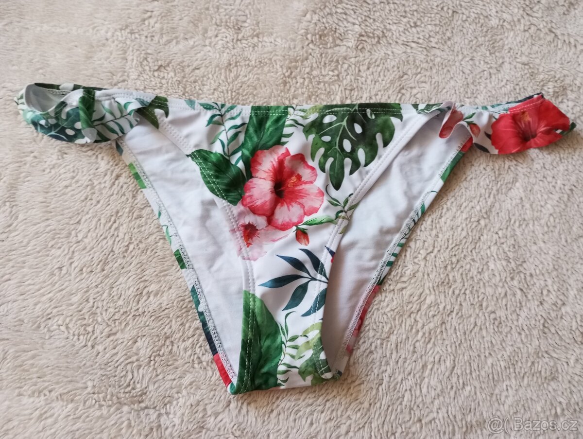 Dámské květinkováné plavky spodní díl