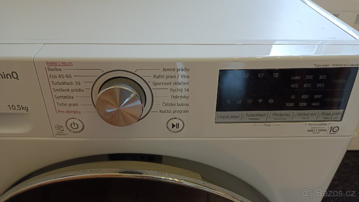 Pračka LG ThinQ 10.5 kg F4WV910P2E