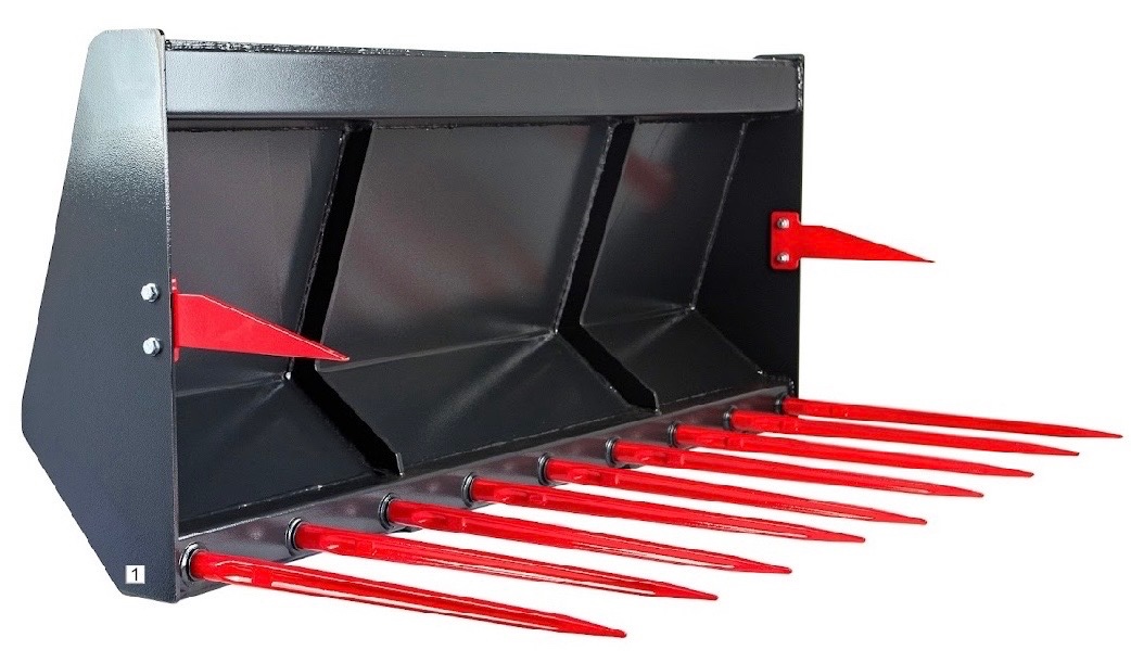 Vidle na hnůj na nakladač jakýkoliv úchyt