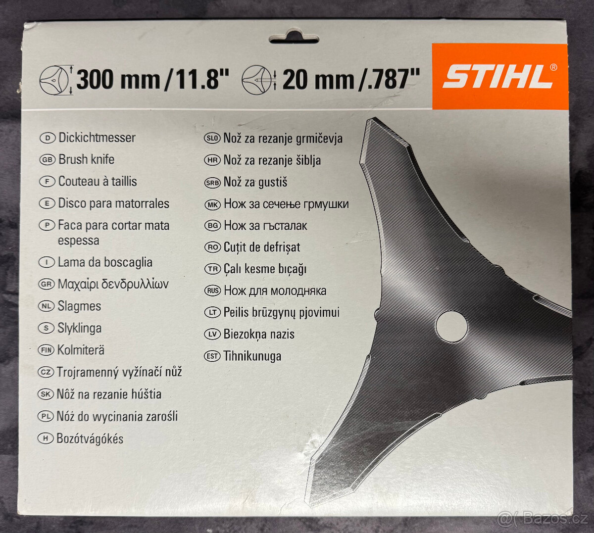 Nový STIHL trojcípy vyžínací nôž z ocele