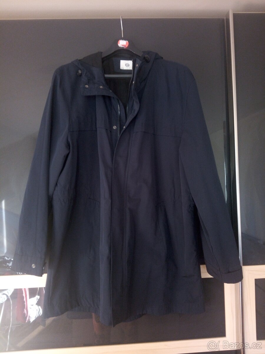 Pánský modrý kabát vel.xxl ( jaro+podzim)
