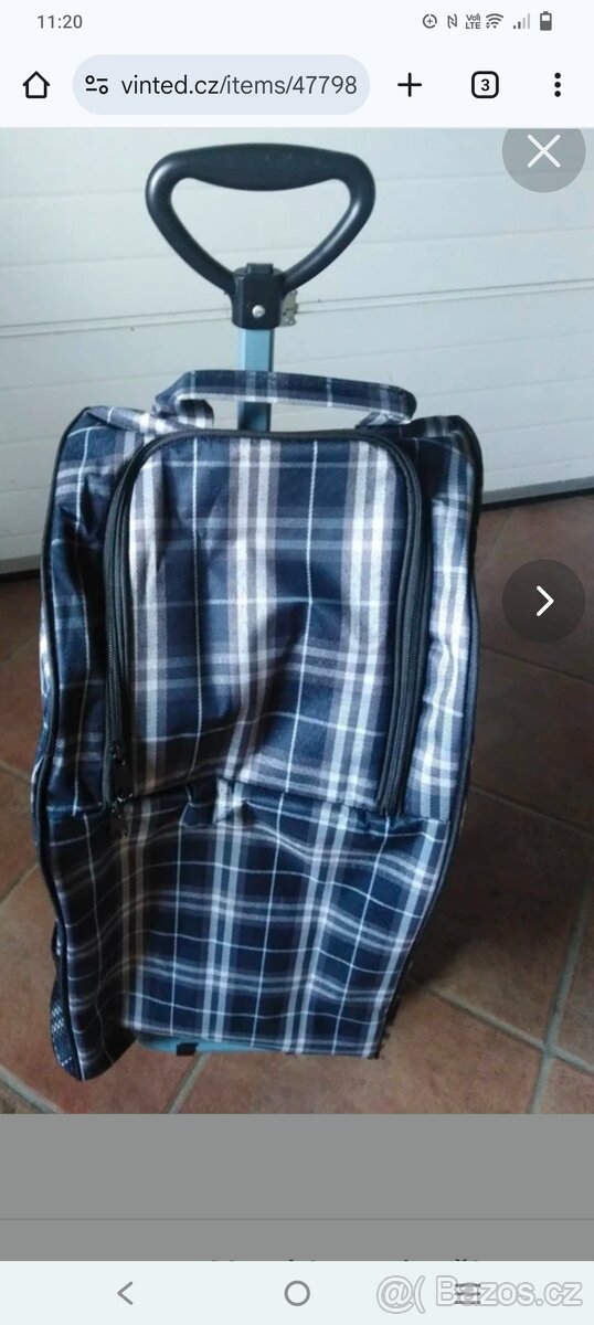 nákupní taška na kolečkách - nová