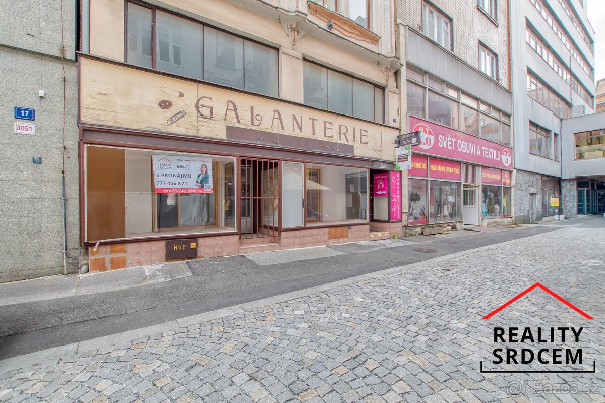 Pronájem nebytového prostoru 100  m2, ul. Velká, Moravská Os