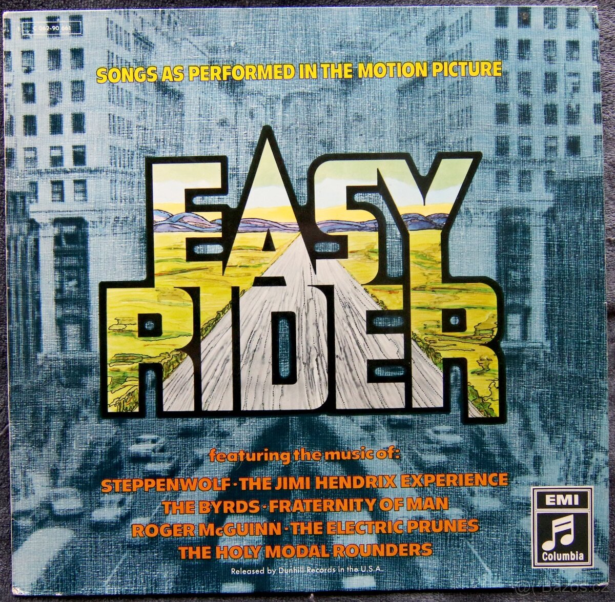 LP deska - soundtrack - Easy Rider