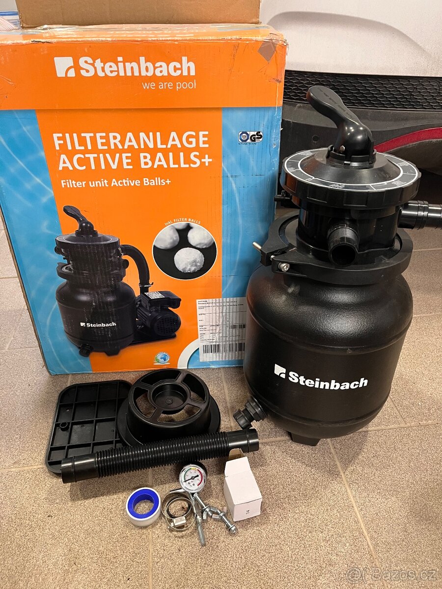 Bazénová filltrace Steinbach 250N active balls
