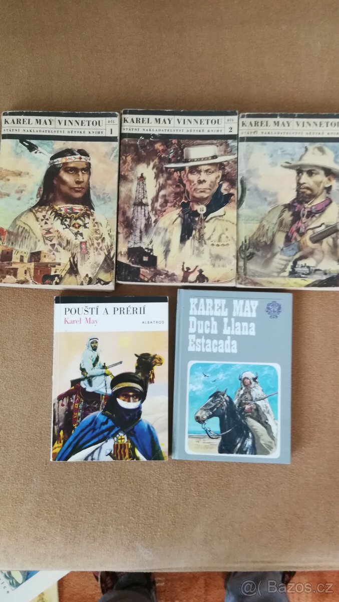 Karel May edice Vinnetou a dvě další
