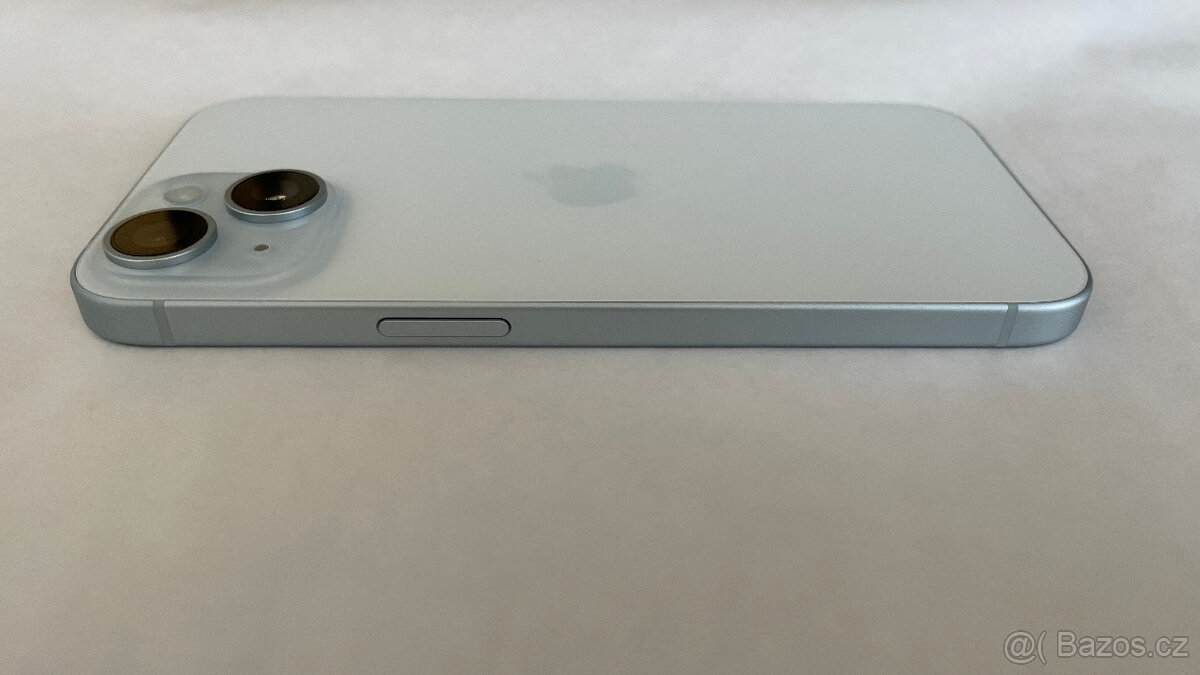 APPLE IPHONE 15 128 GB MODRÝ,12 MĚS ZÁRUKA,BATERIE 100%