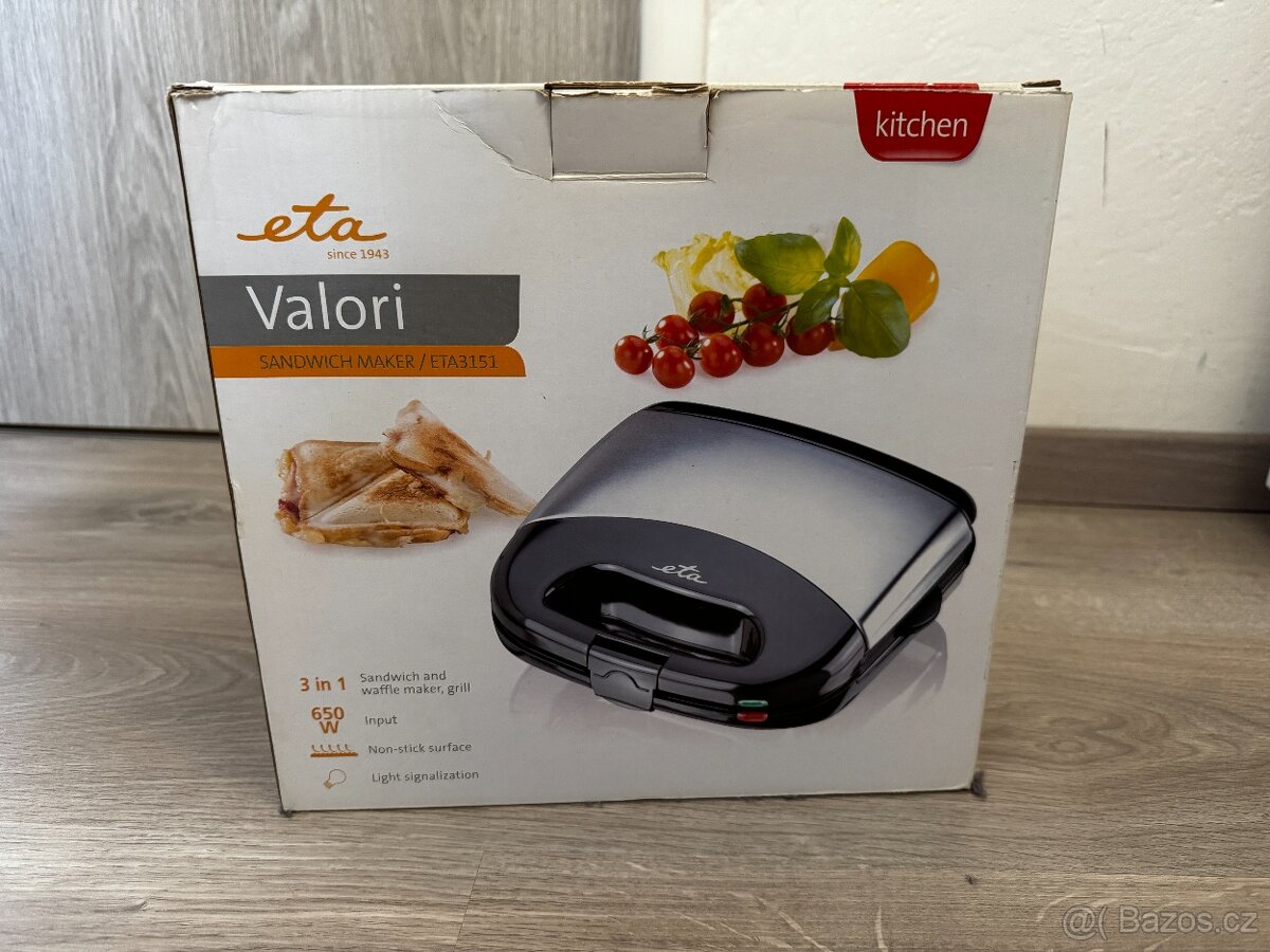 PRODÁM PLNĚ FUNKČNÍ ETA TOUSTOVAČ, VAFLOVAČ