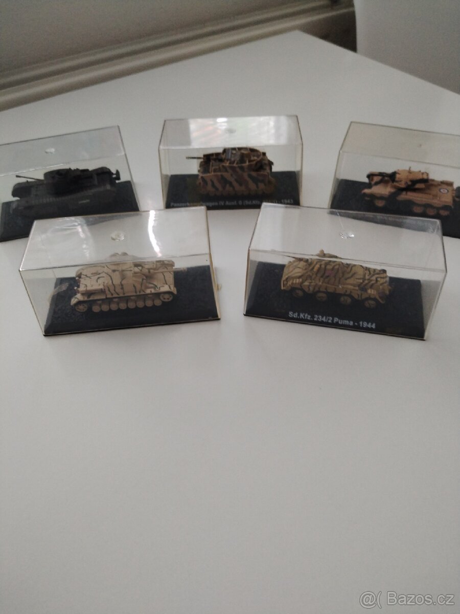 Set modelů tanků