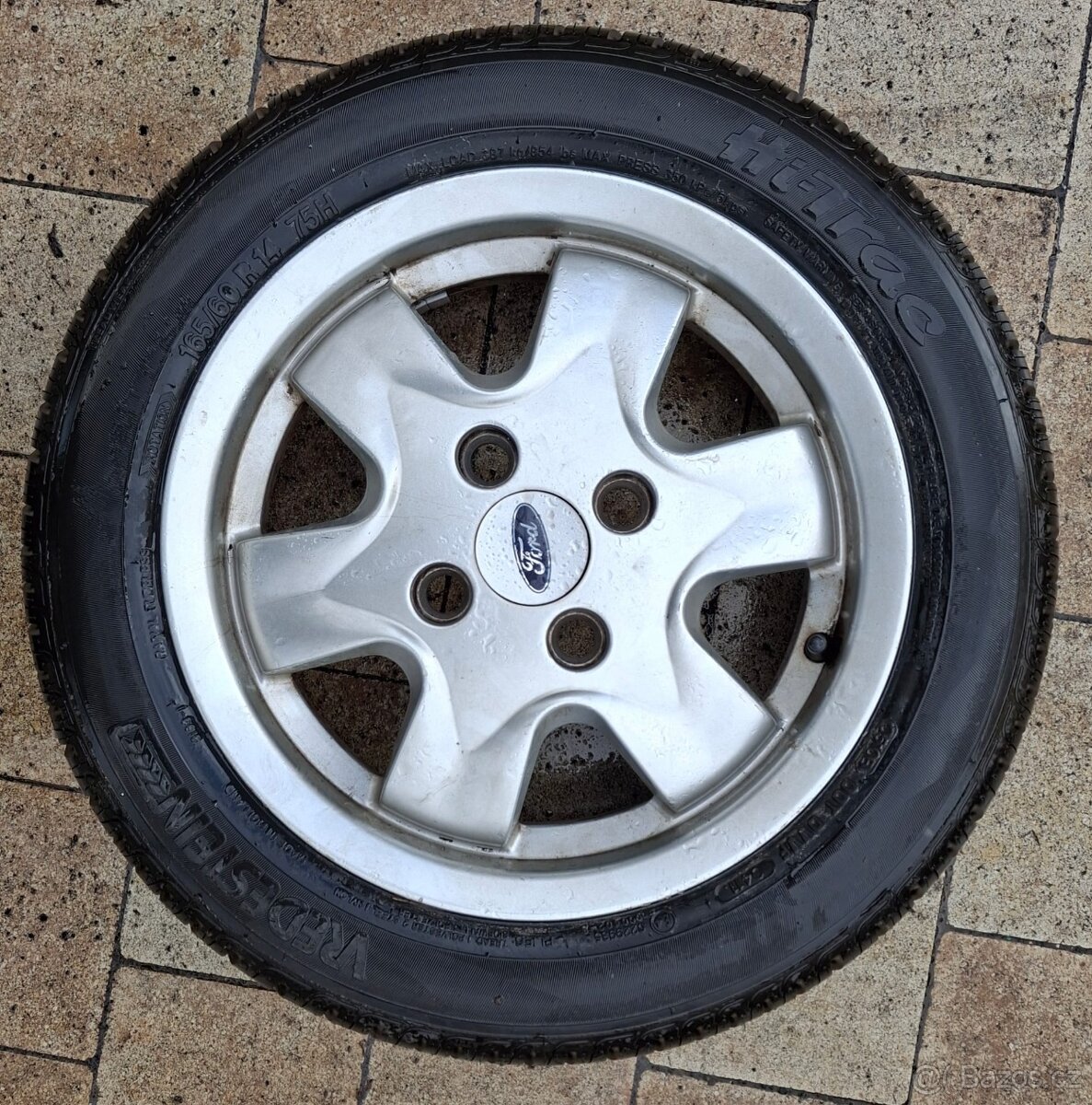 14" alu Ford fiesta 165/60r14 letní sada