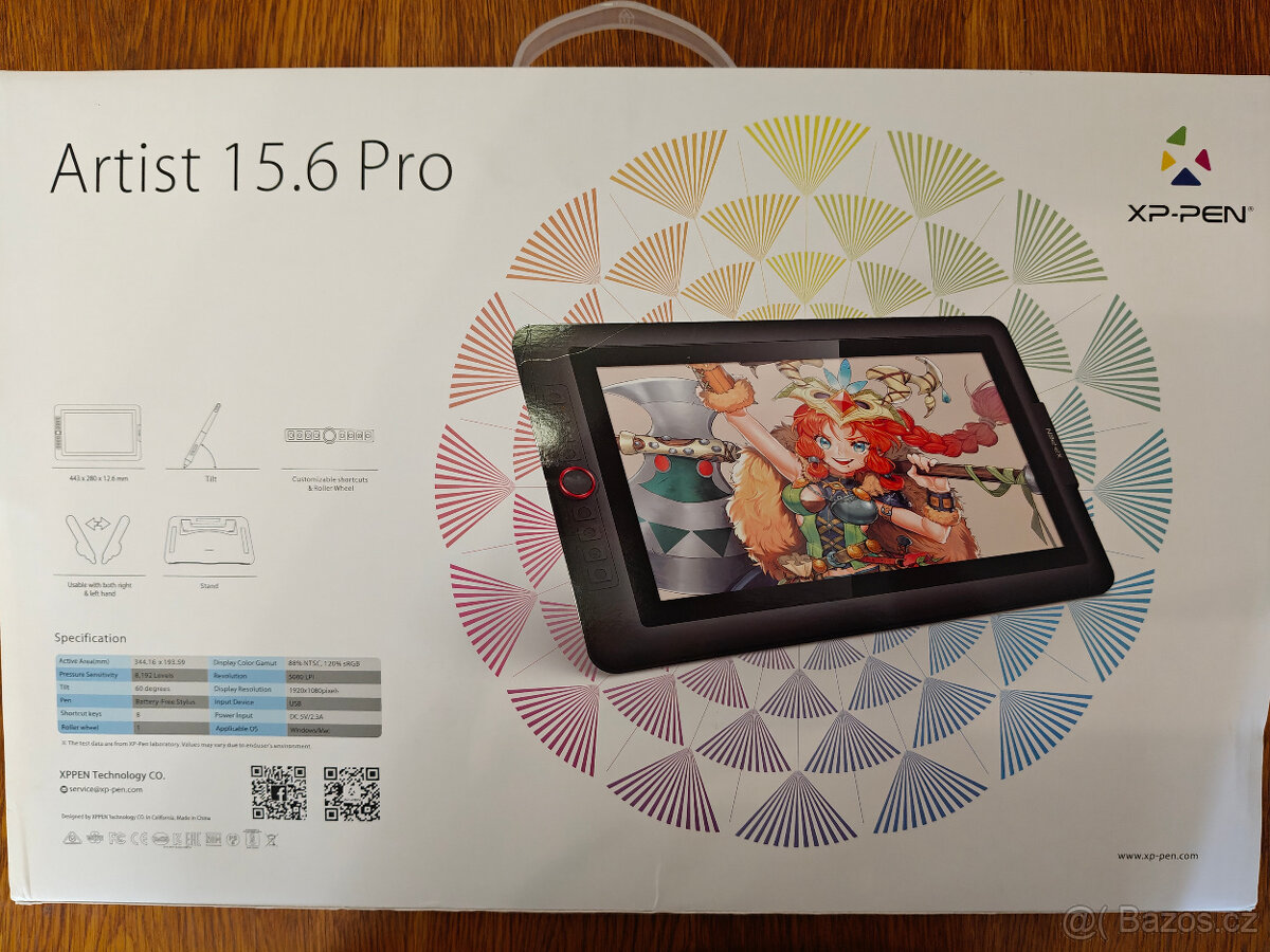 Grafický tablet Xp-pen Artist 15.6 Pro