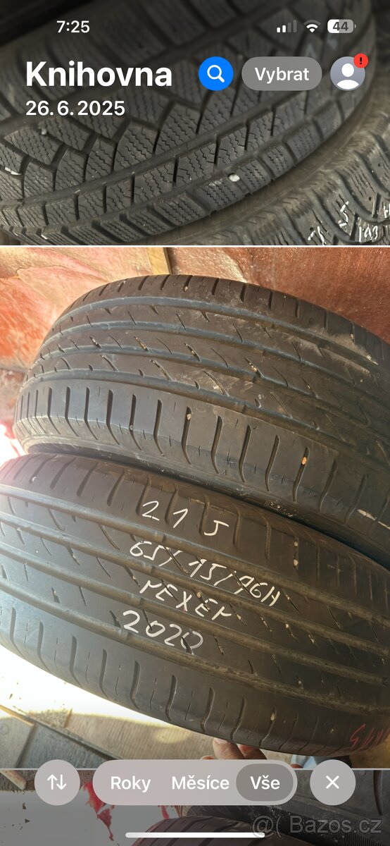 215/65/15/96h letní
