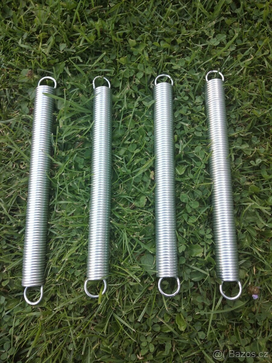 Nové Napínací Pružiny 4 Kusy délka 210 mm, průměr 20 mm