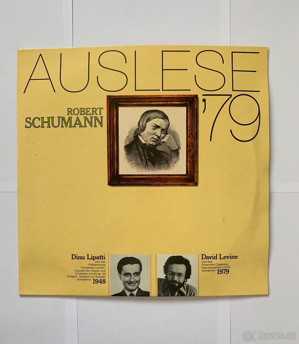 PRODÁM GRAMOFONOVOU DESKU - ROBERT SCHUMANN AUSLESE ‘79
