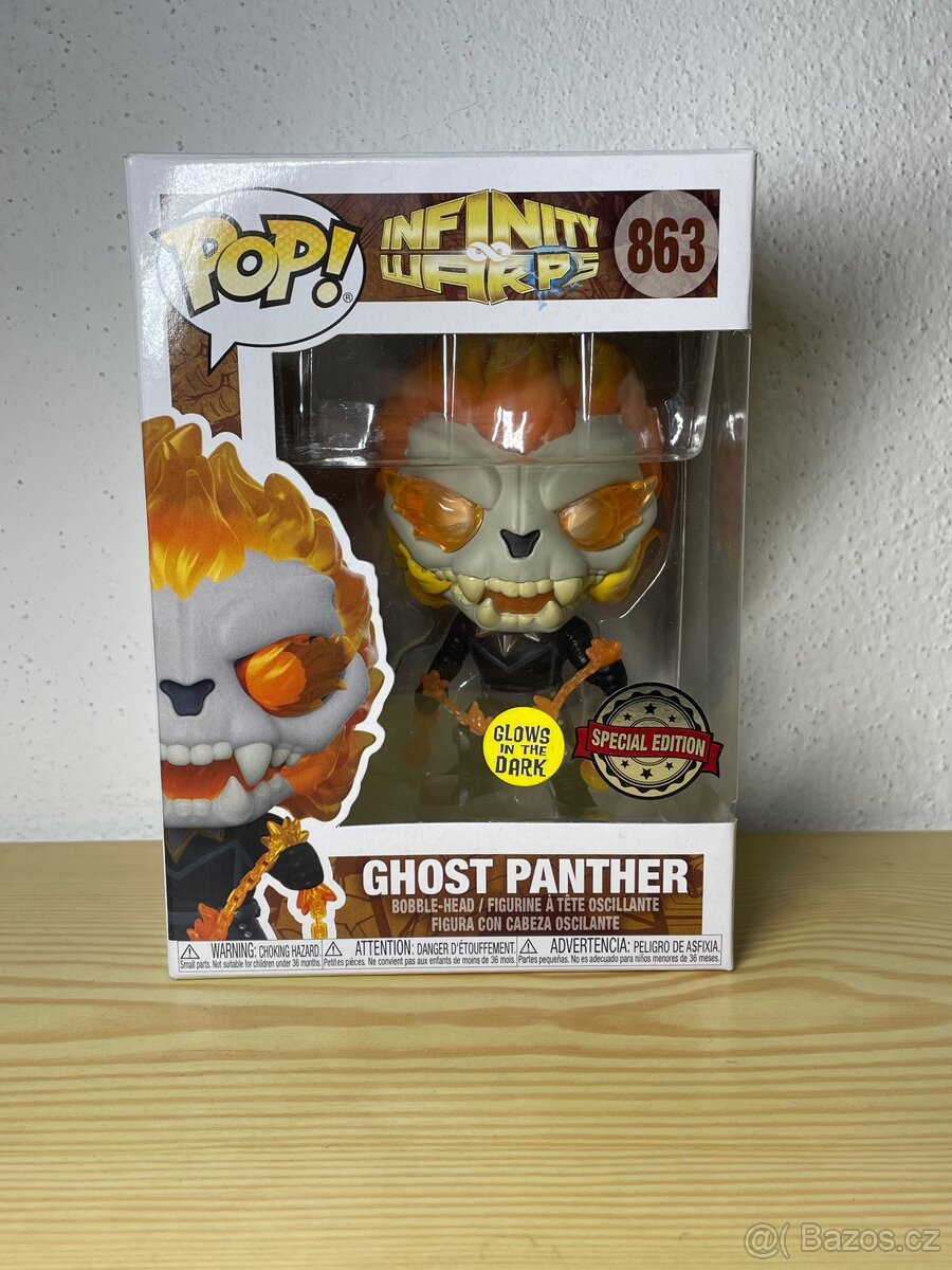 Funko Pop Ghost Panther – Marvel Infinity Warps #863