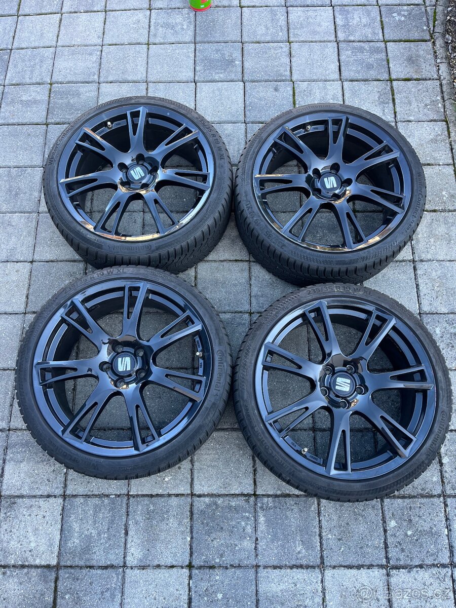 Alu kola + zimní pneu Continental 235/35 R19