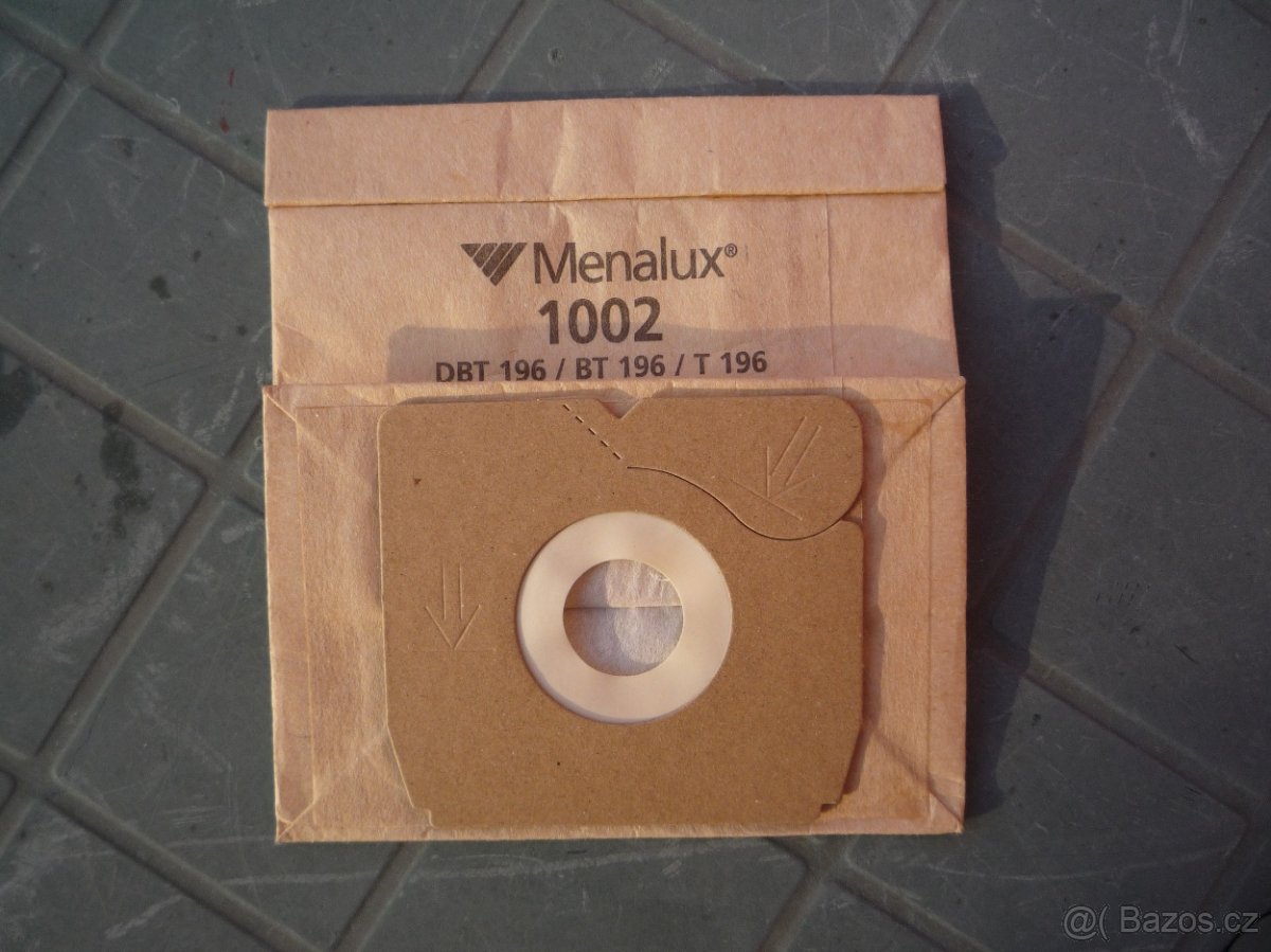 Sáček do vysavače Menalux 1002, papírový