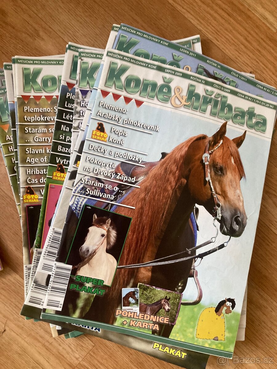 Časopisy Koně a Hříbata