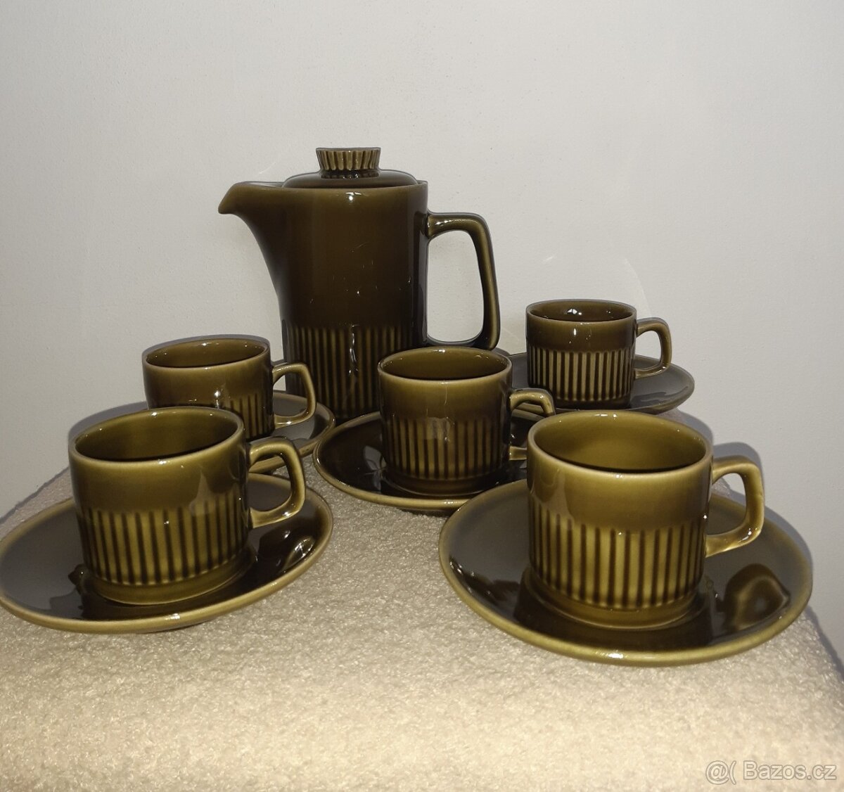 Sada hrnků Kera Vitral s konvicí